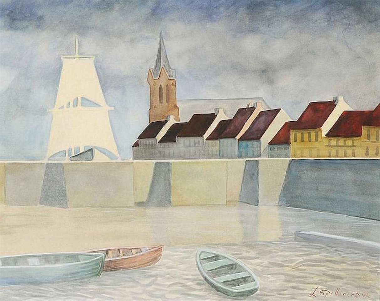 HET SAS SLIJKENS TE BREDENE by Léon Spilliaert