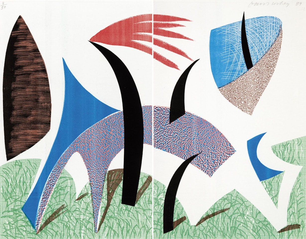 Celebration (Mémoire de la Liberté) by David Hockney
