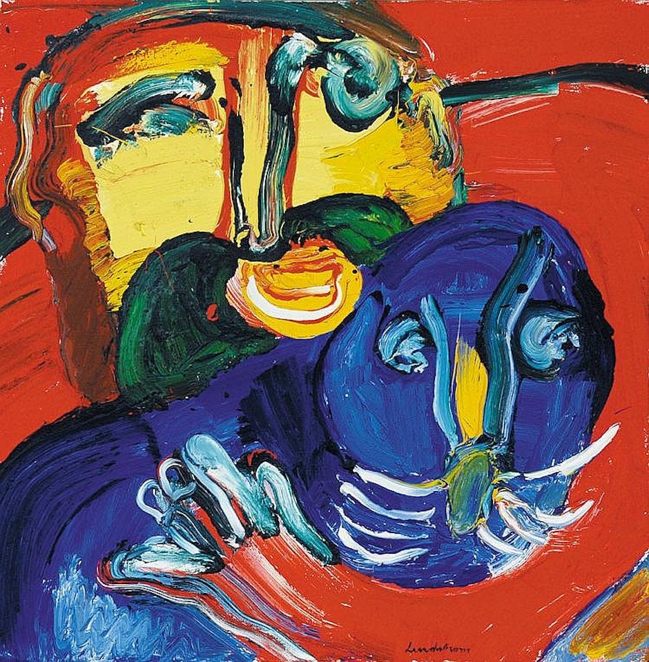 L"HOMME AU CHAT by Bengt Lindstrom