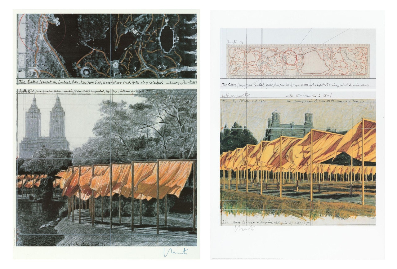 The Gates (Project for Central Park, New York City) by Christo