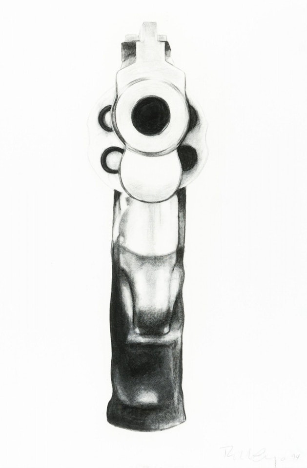 Untitled (.38 Special) by Robert Longo