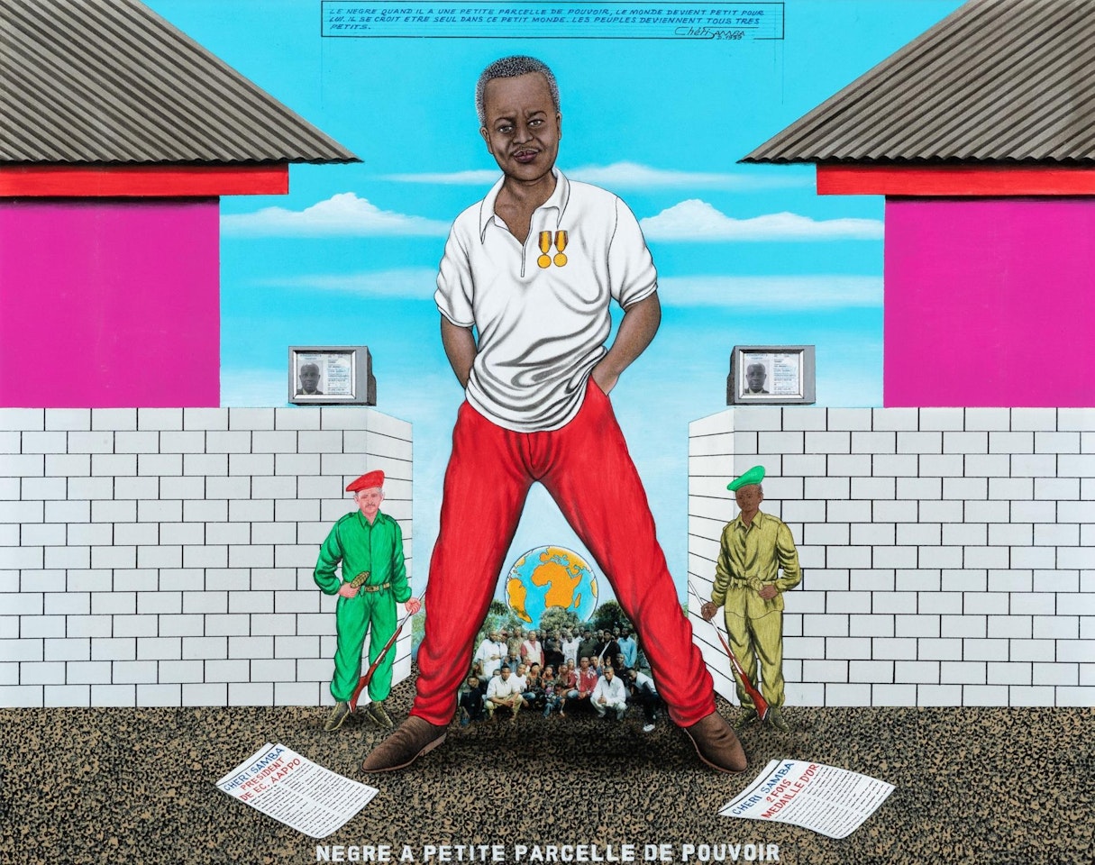 Nègre à petite parcelle de pouvoir by Chéri Samba