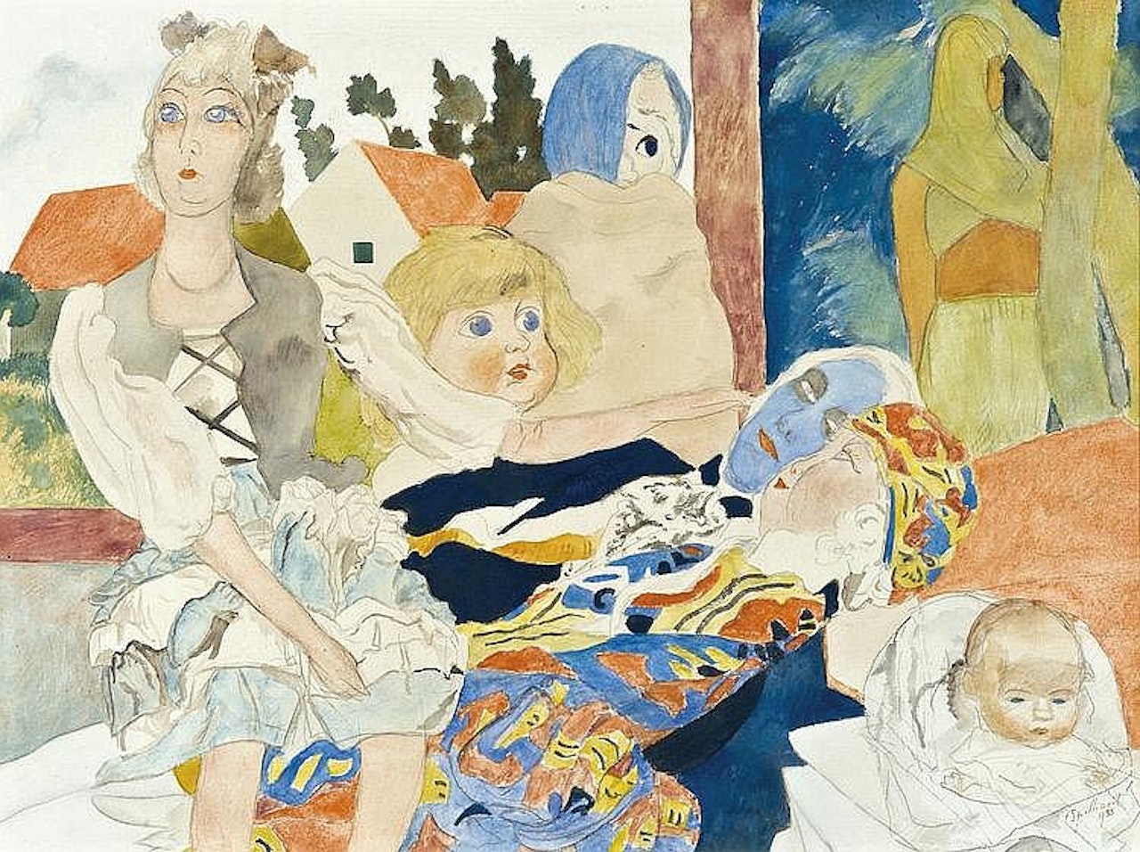 The dolls - Les poupées by Léon Spilliaert