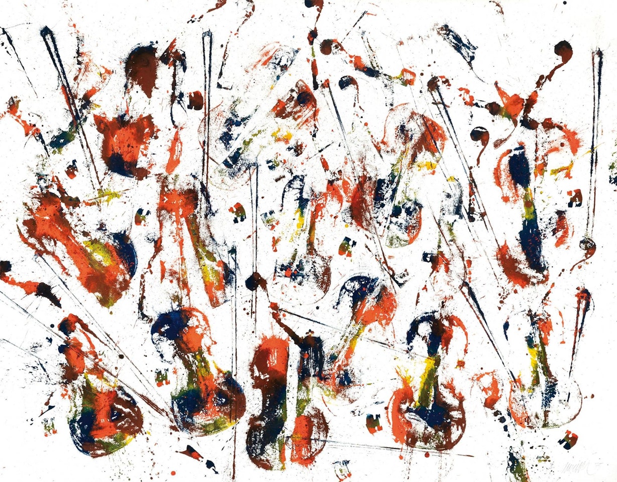 Empreintes de violons by Arman