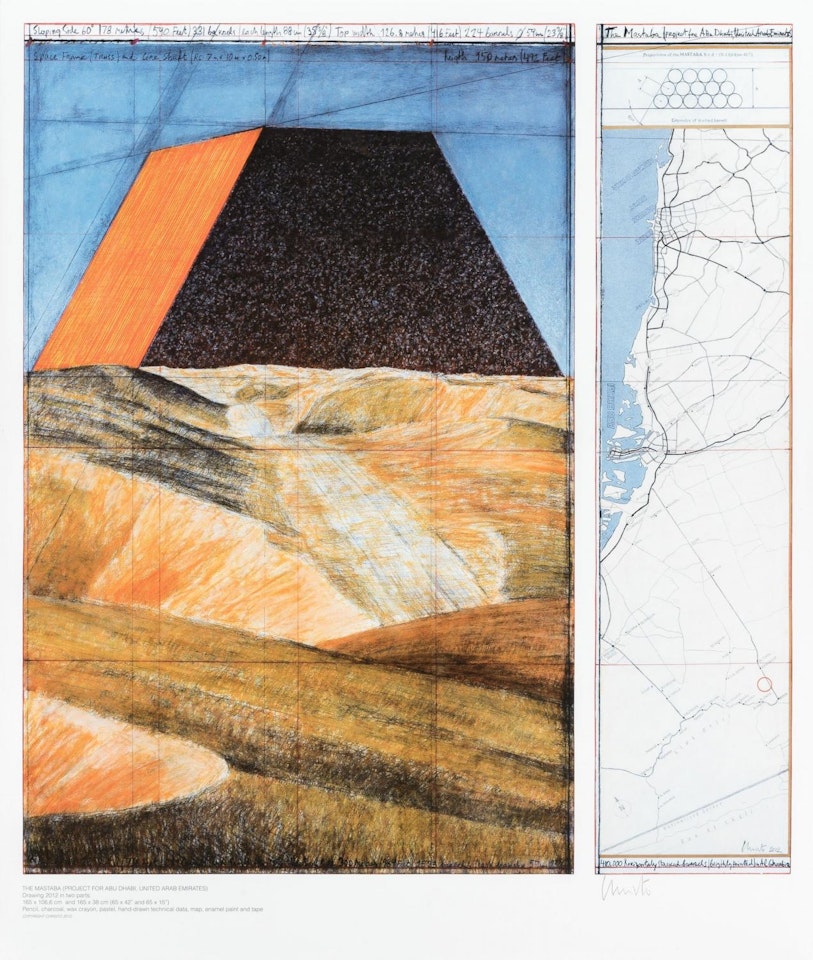 The Mastaba (Project for Abu Dhabi, United Arab Emirates) (; ) by Christo