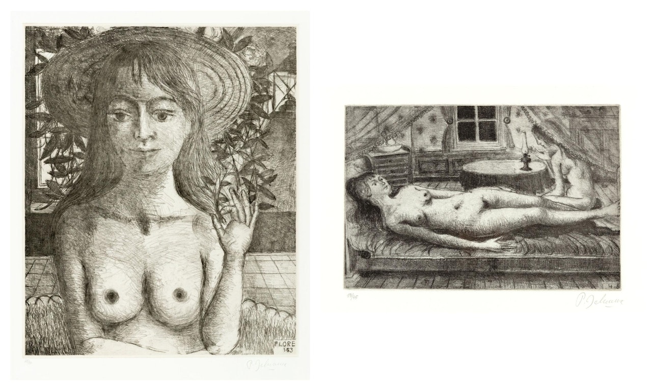 Flore by Paul Delvaux