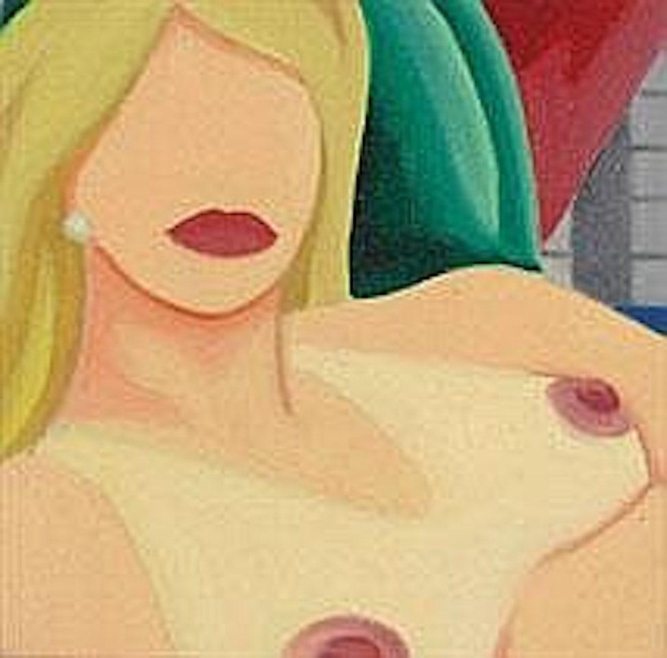 STUDY FOR EMBOSSED NUDE (STUDY FOR BEDROOM NUDE) by Tom Wesselmann