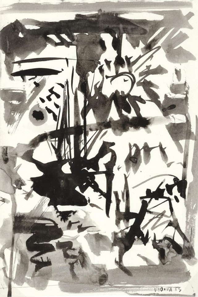 Studio per spazio inquieto by Emilio Vedova