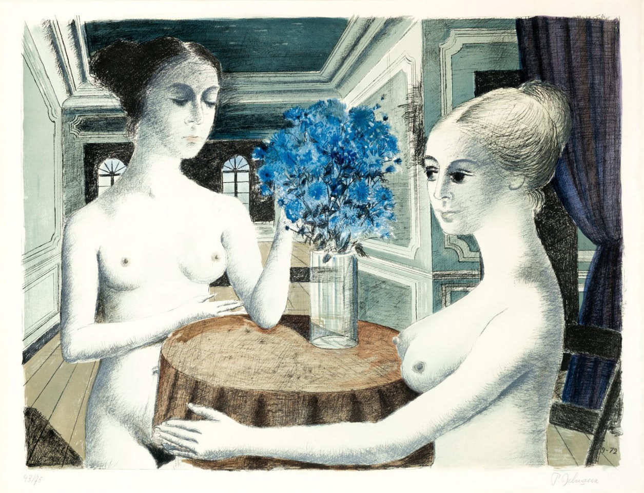 Le silence by Paul Delvaux