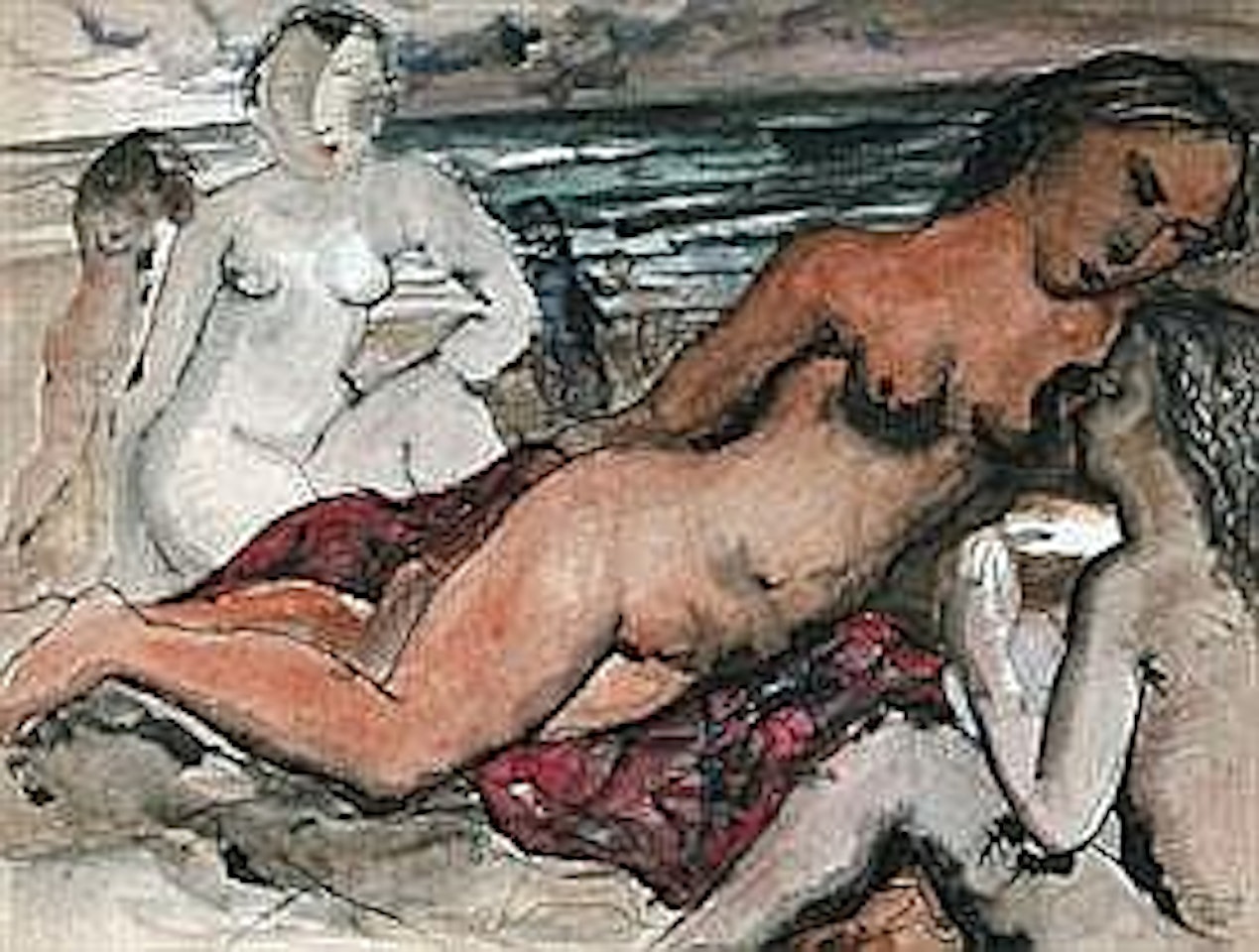 BATHERS by Paul Delvaux