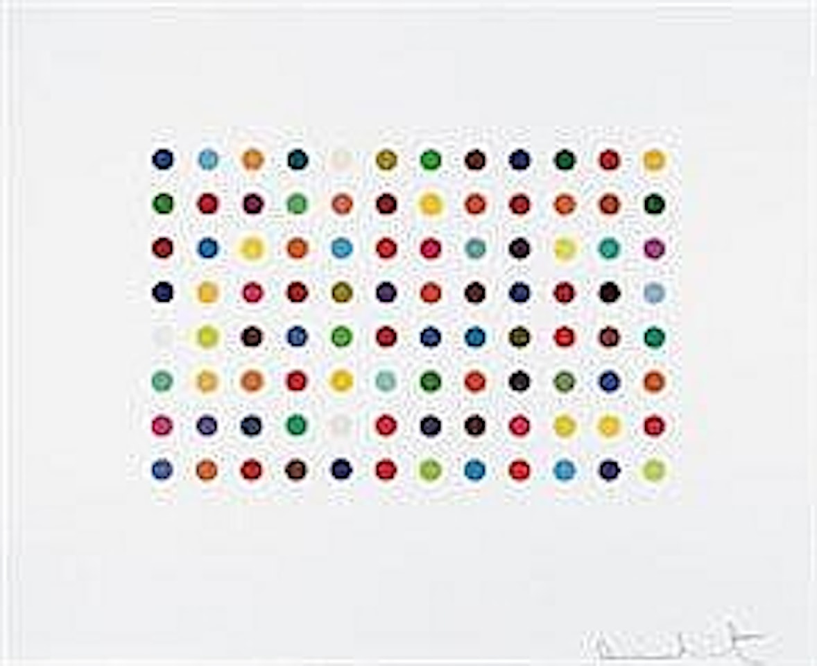 BROMPHENOL BLUE by Damien Hirst