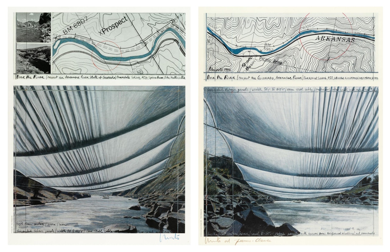 Over the River, Project for Arkansas River, State of Colorado by Christo