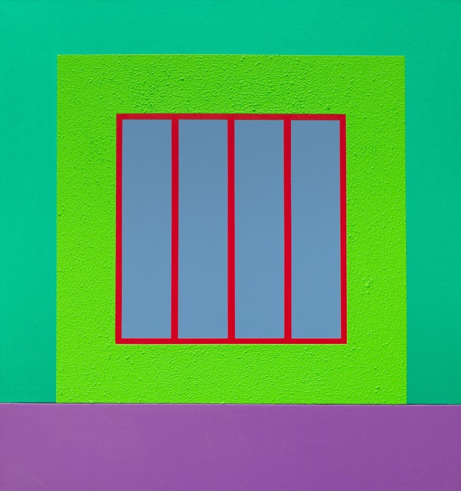 Green Prison by Peter Halley