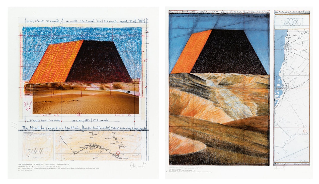 The Mastaba (Project for Abu Dhabi, United Arab Emirates) (; ) by Christo