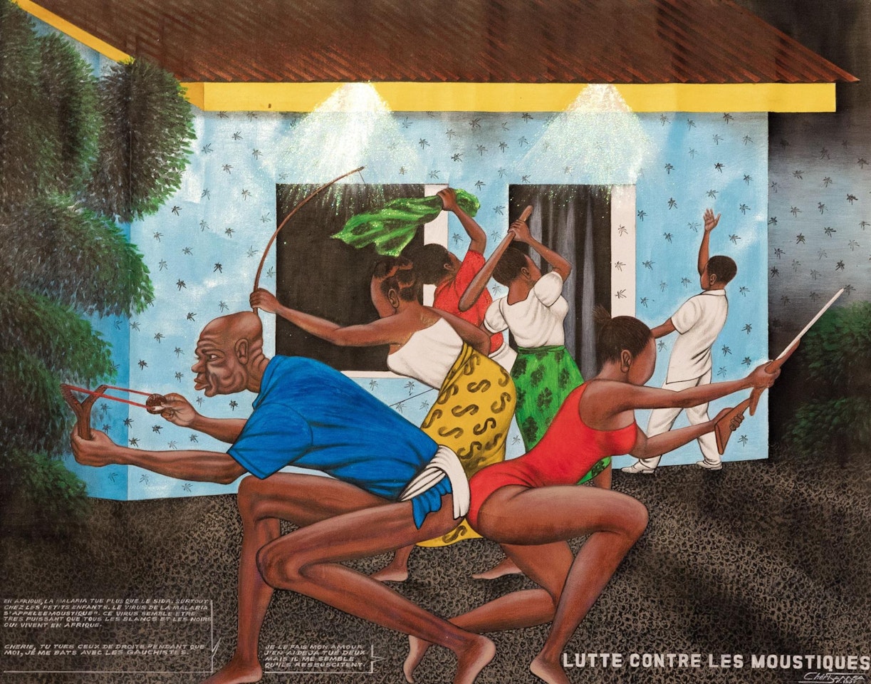 Democratic Republic of The Congo - Lutte contre les moustiques (The fight against mosquitoes) by Chéri Samba