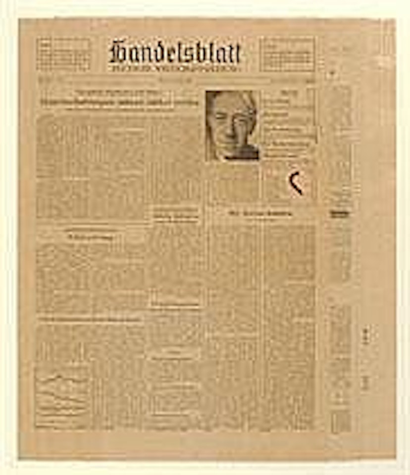 HANDELSBLATT by Joseph Beuys