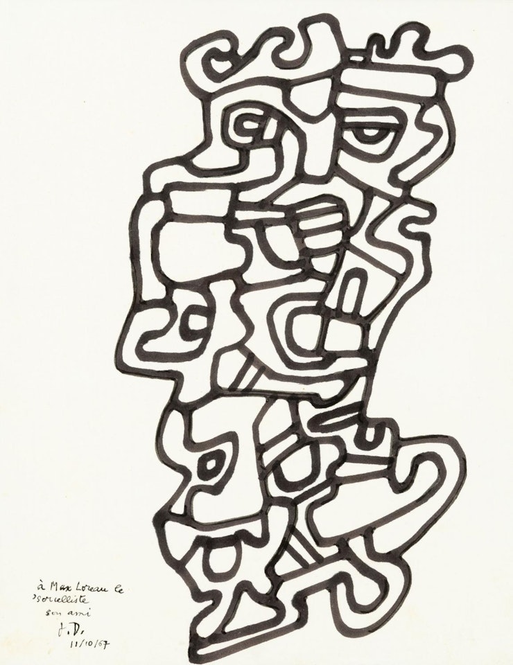Personnage En Pied by Jean Dubuffet