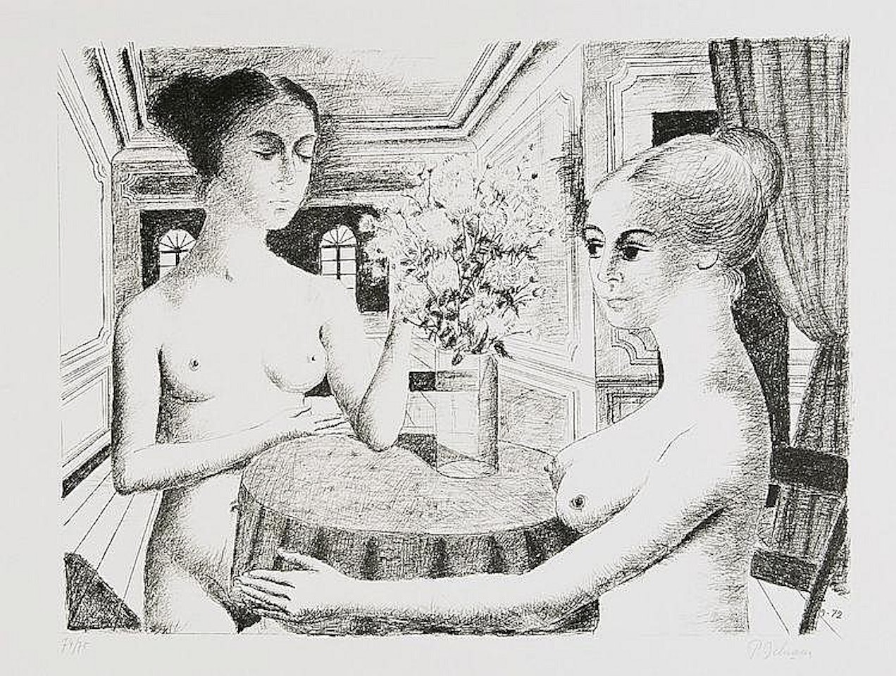 Le silence by Paul Delvaux
