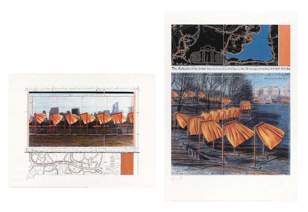 The Gates. Project for Central Parc, New York City by Christo