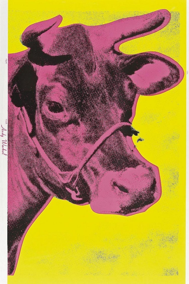 Cow (Wallpaper) by Andy Warhol