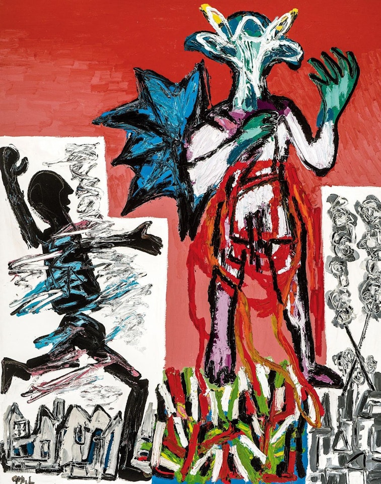 Magical Figure (NY #367) by Karel Appel