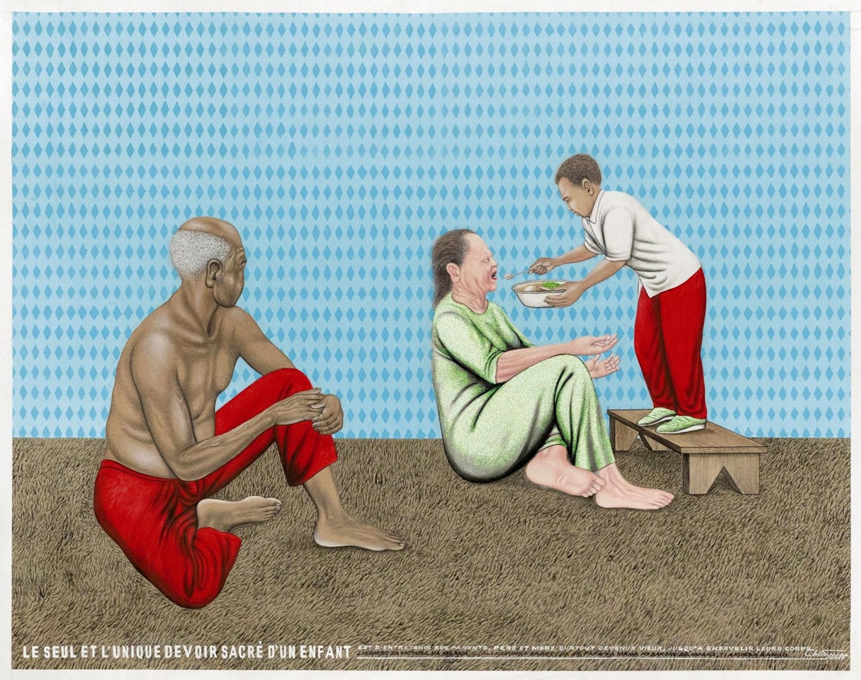 Le seul et l"unique devoir sacré d"un enfant (The one and only sacred duty of a child) by Chéri Samba