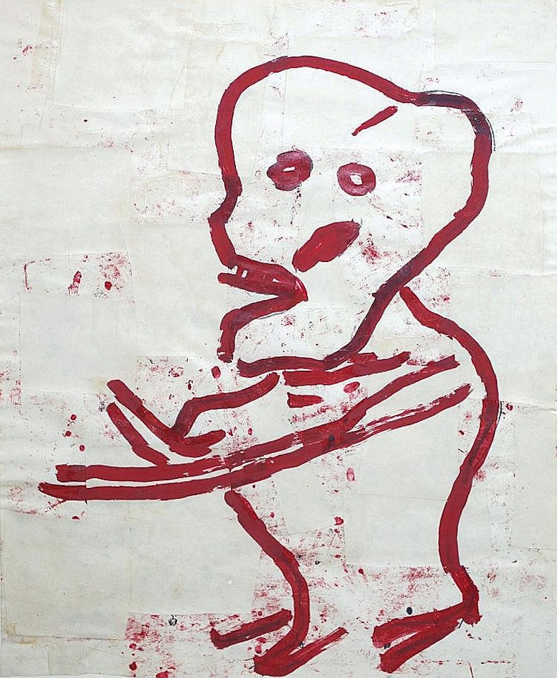Untitled (Skeleton) by Donald Baechler