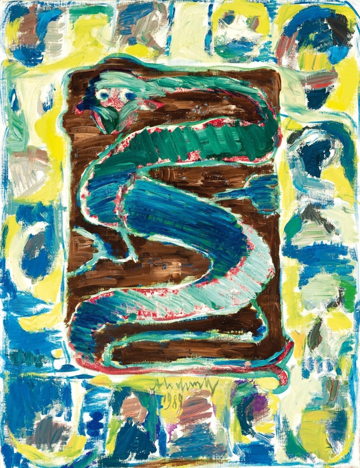 Référence (1989) by Pierre Alechinsky