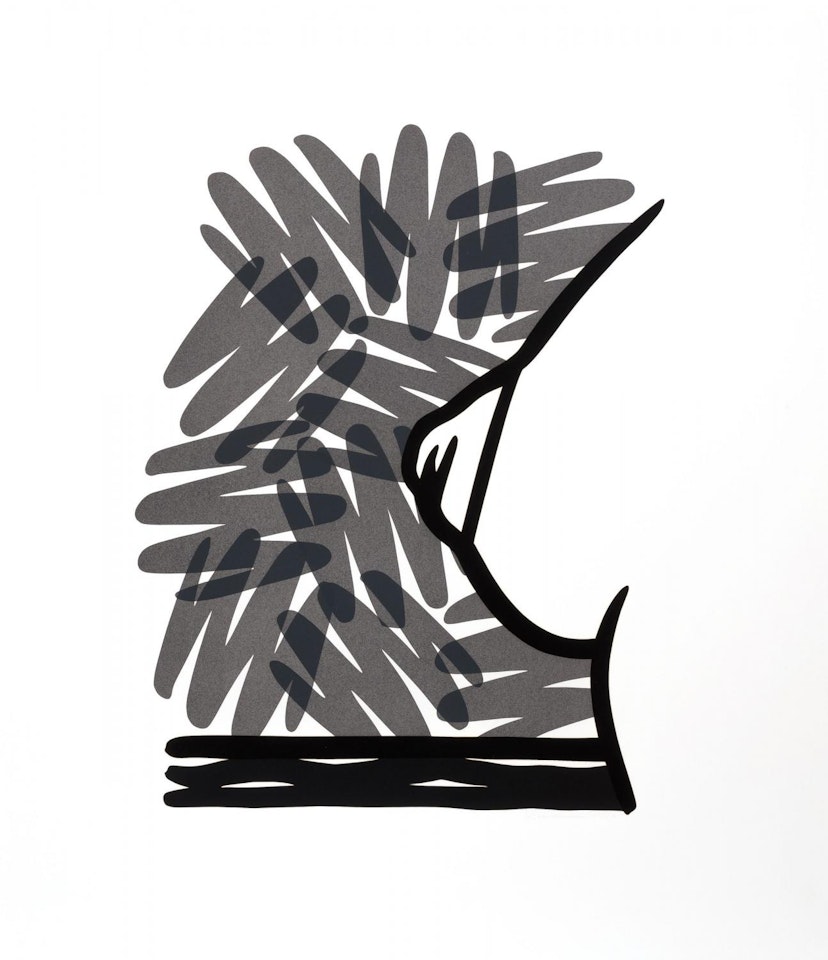 Seascape Tit With Scribbles by Tom Wesselmann