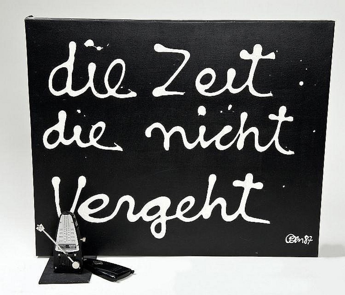 Die Zeit die nicht vergeht by Ben Vautier