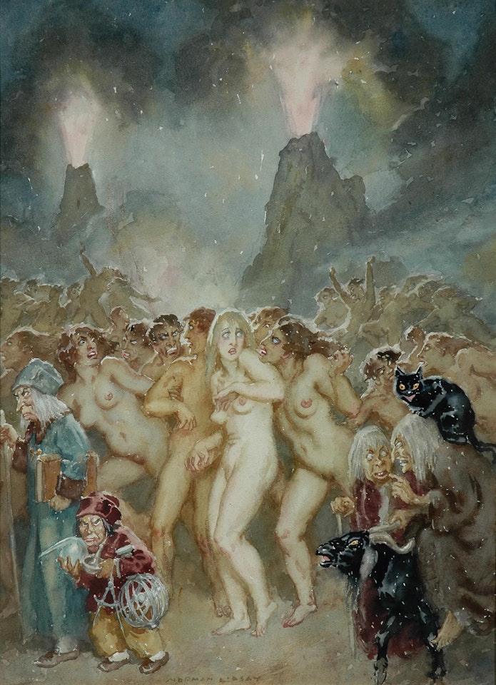 Witches Carnival by Norman Alfred Williams Lindsay