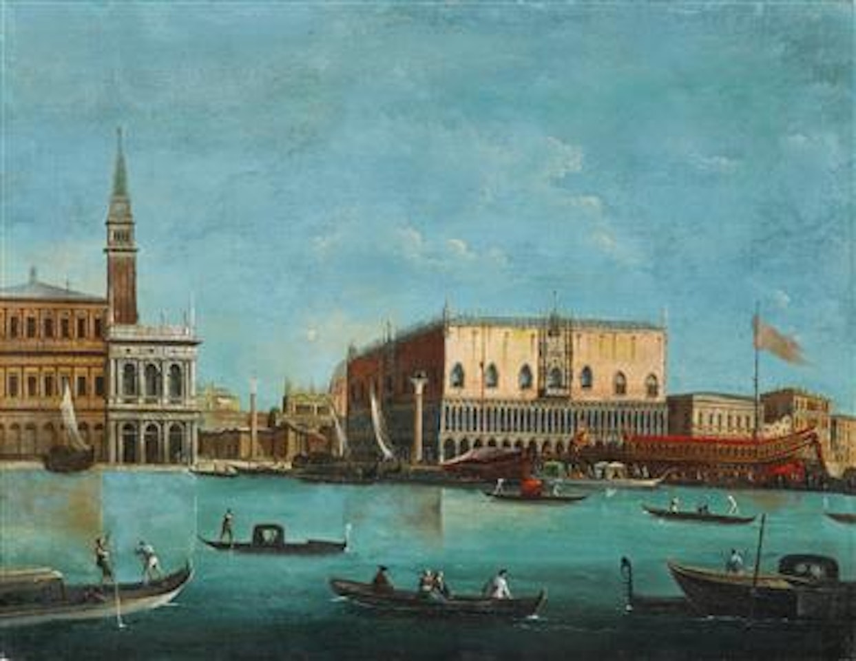 The Bacino di San Marco, Venice by Giuseppe Bernardino Bison