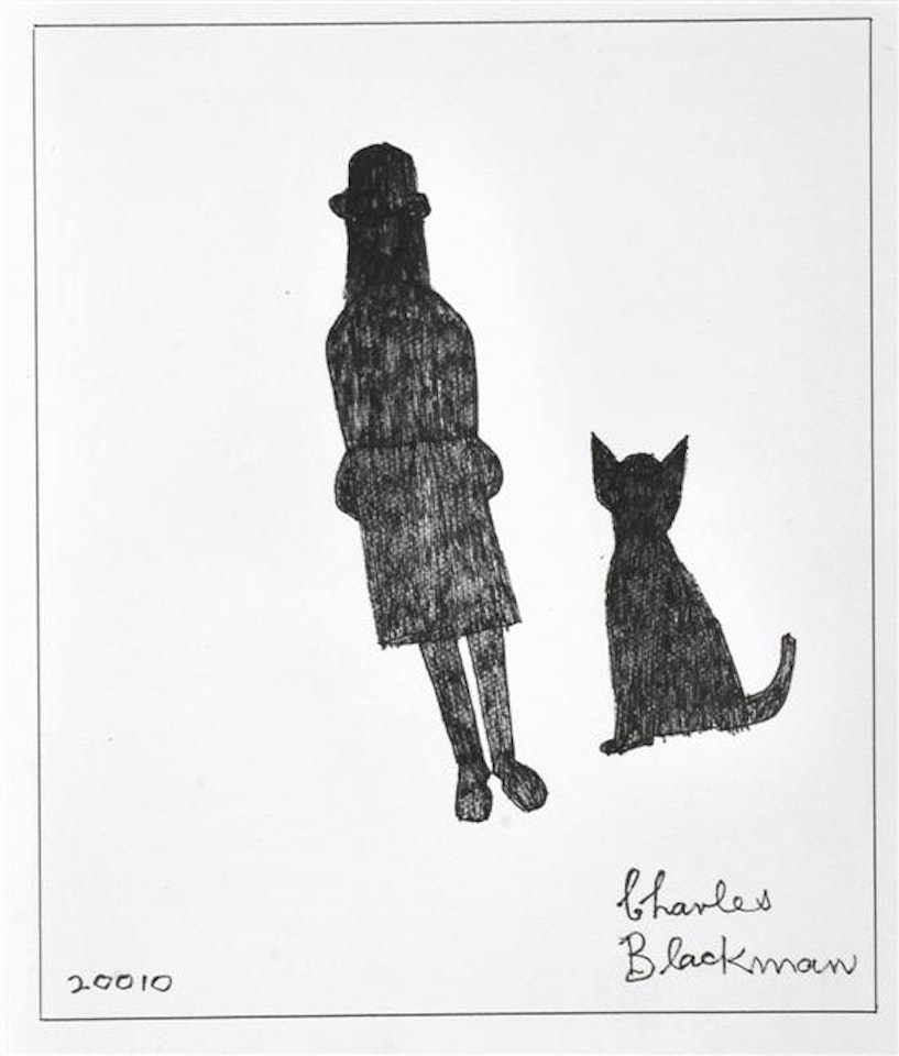 Girl and Cat by Charles Blackman