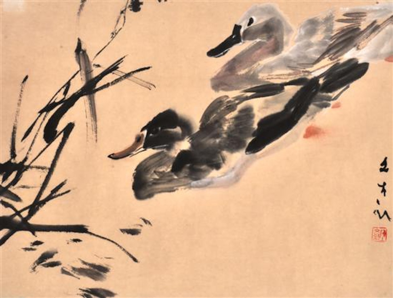 Mandarin Ducks by Chen Wen Hsi