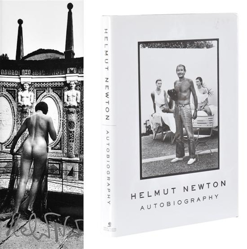 Nue Dans la villa D"Este by Helmut Newton