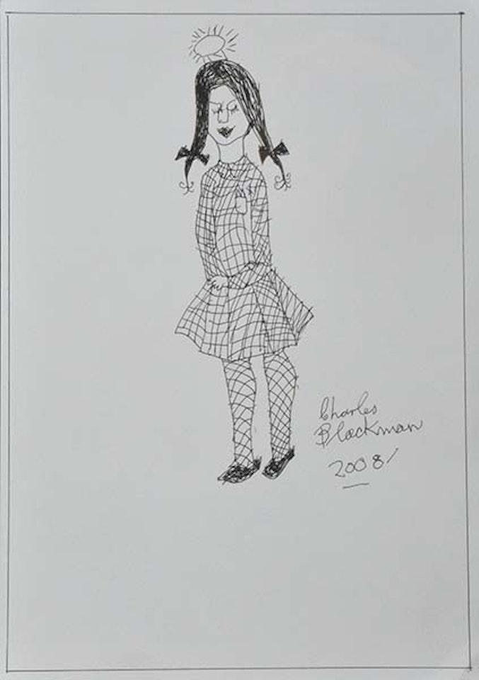 Schoolgirl with Halo by Charles Blackman