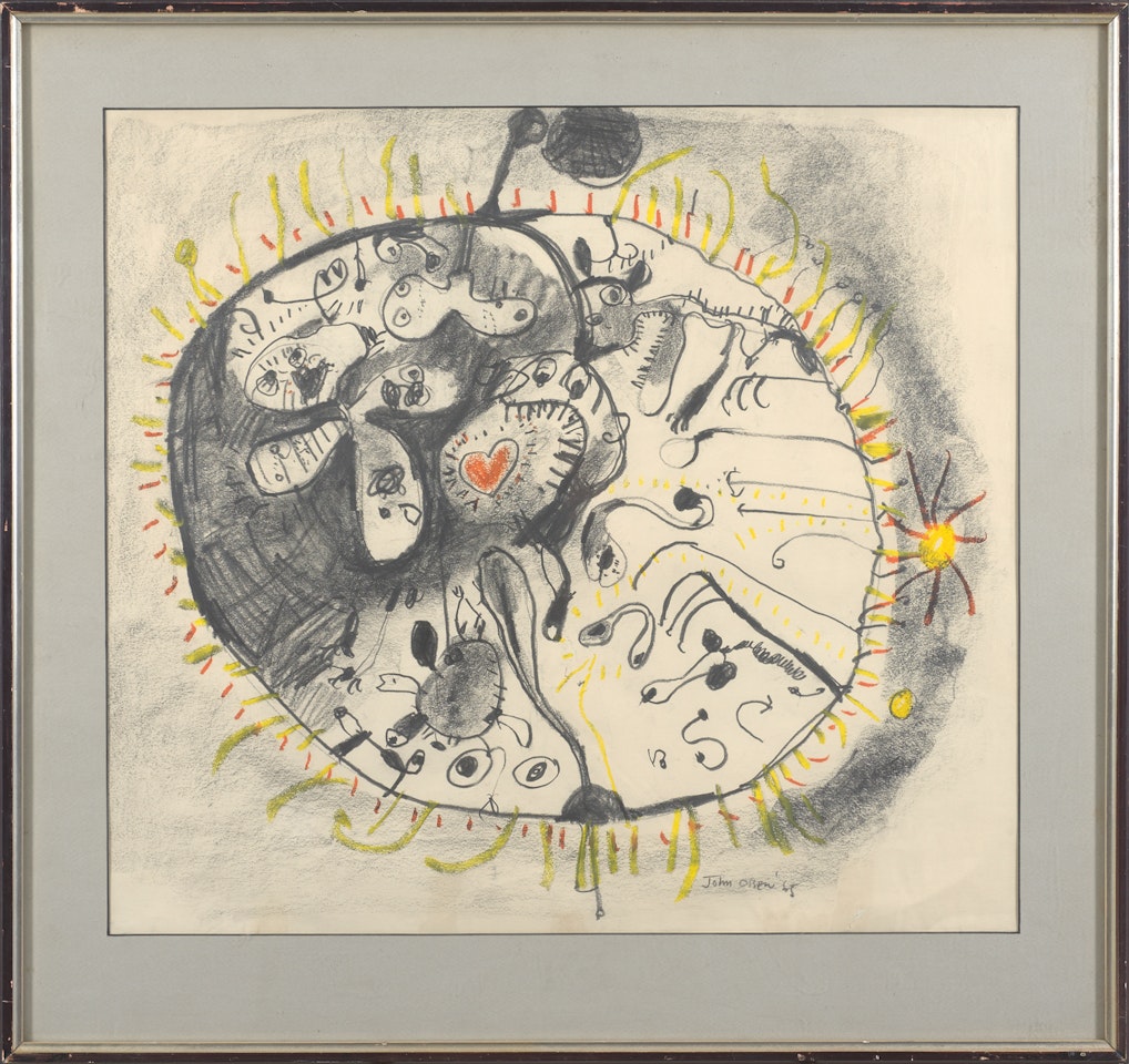 (Heart) by John Olsen