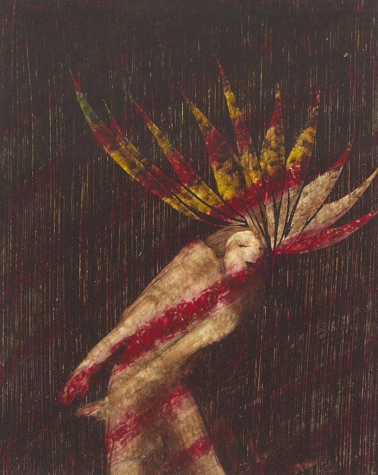 Study for Paradise Garden by Sidney Nolan