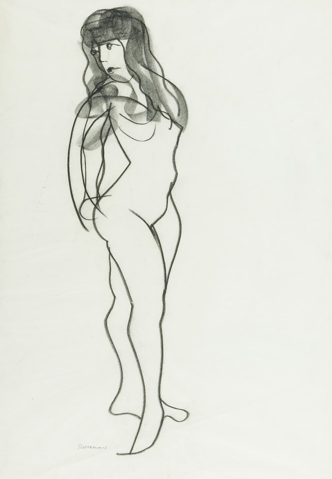 Standing Nude by Charles Blackman