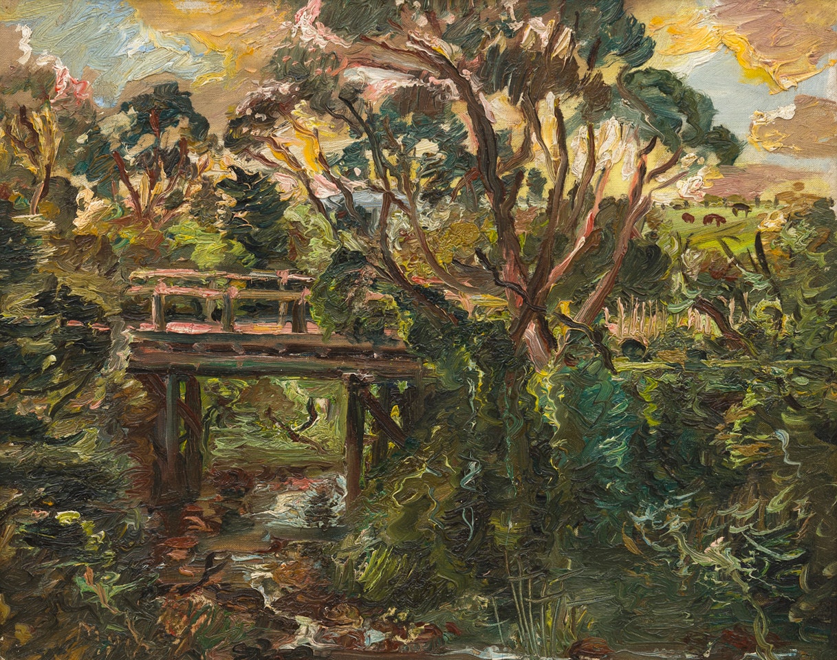 (The Bridge at Gardiners Creek) by John Perceval