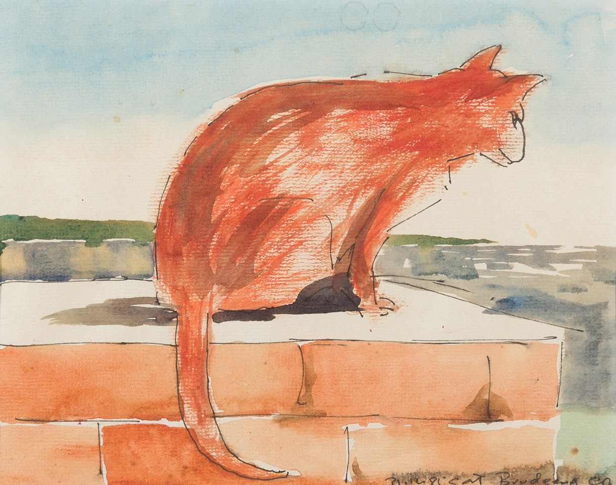 The Cat, Bundeena , New South Wales by Charles Blackman