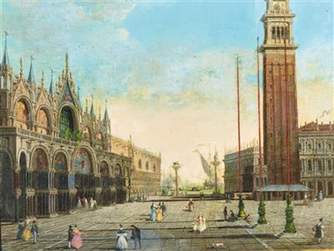 Venice, A View of St Mark"s Square by Giuseppe Bernardino Bison