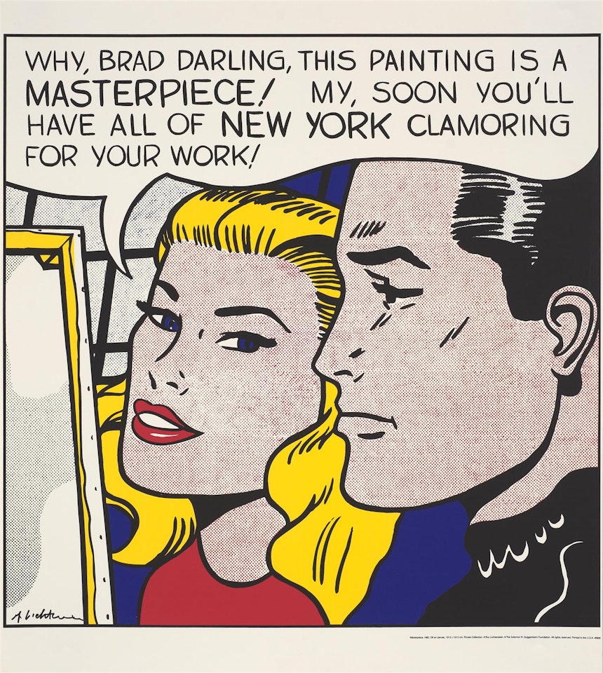 Why Brad Darling, this Painting is a Masterpiece! by Roy Lichtenstein