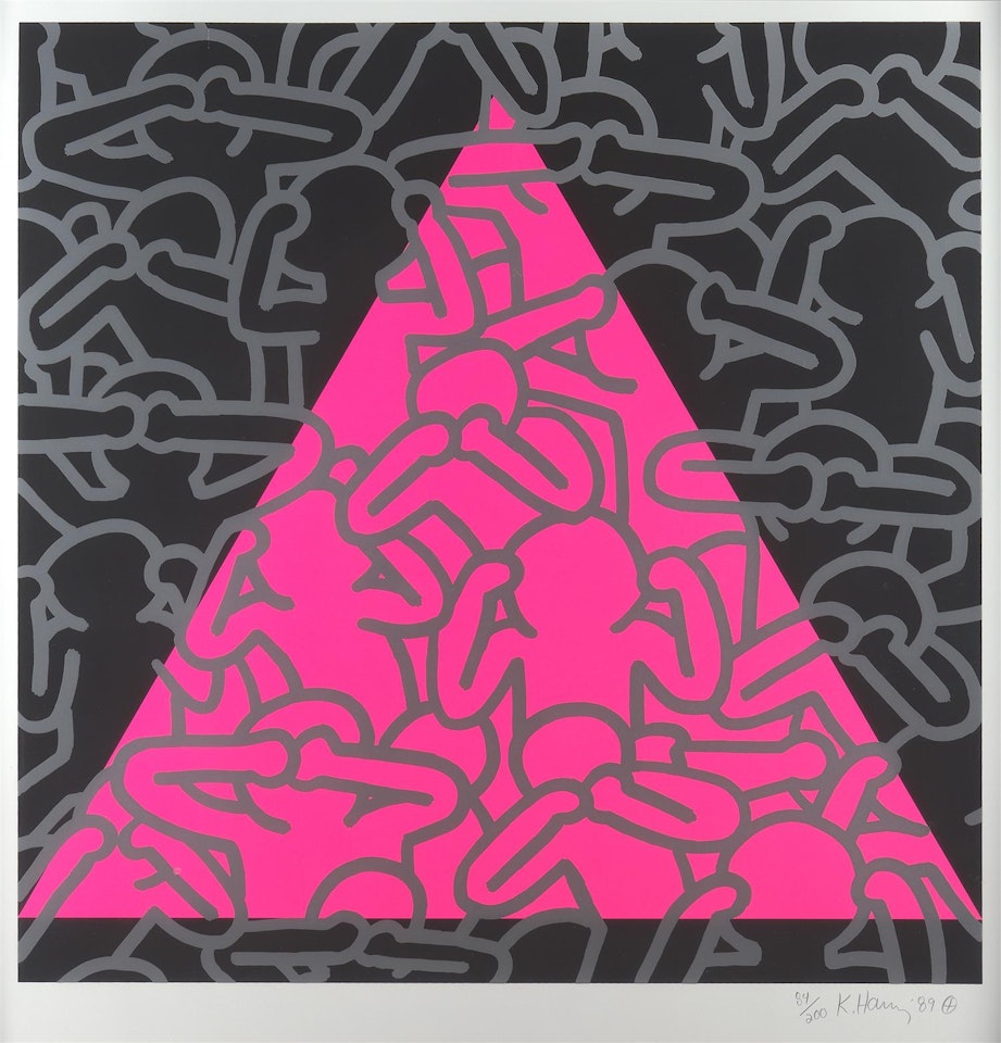 Silence = Death by Keith Haring