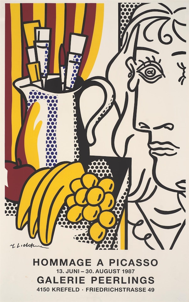 Homage to Picasso by Roy Lichtenstein