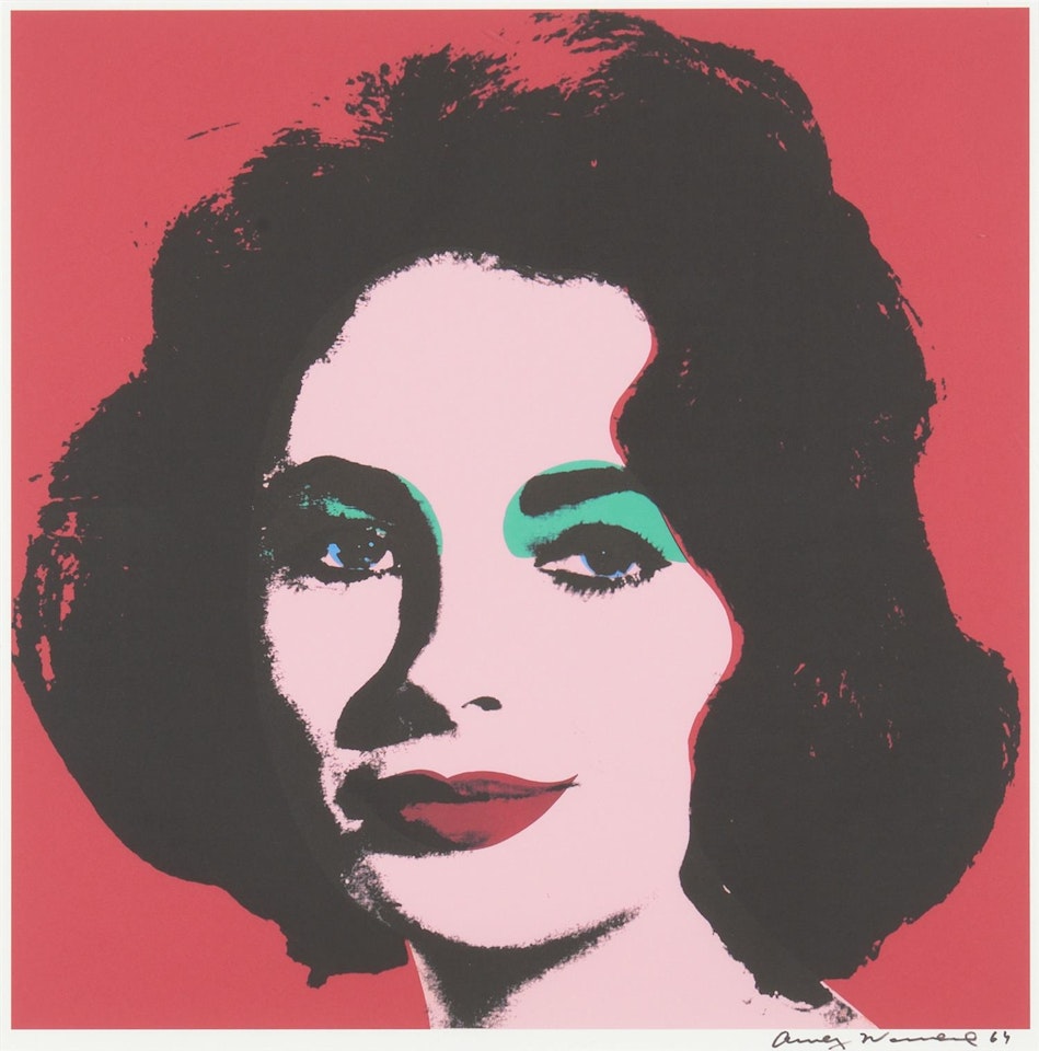 Liz Taylor by Andy Warhol