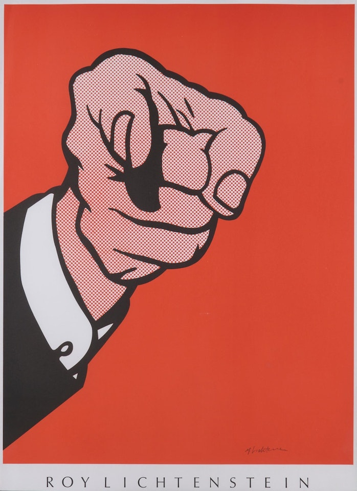 Finger Pointing 1973 by Roy Lichtenstein