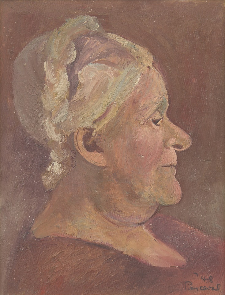 The Oldest Student at the National Gallery Art School 1948 by John Perceval