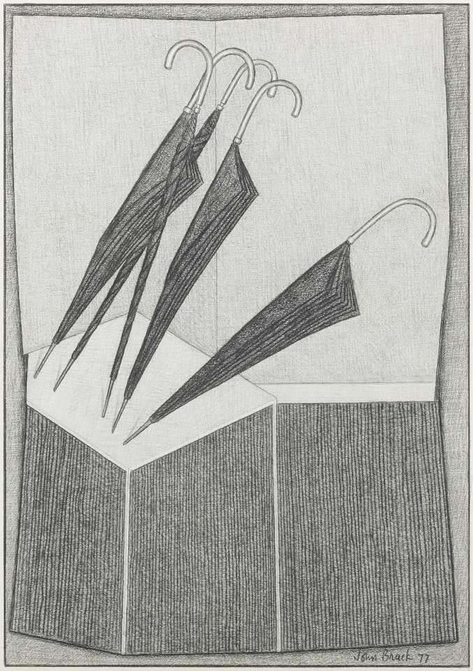 The Umbrellas by John Brack