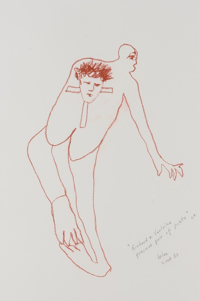 Rimbaud + Verlaine Precious Pair of Poets by Sidney Nolan